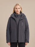 Women's Removable Hooded Winter Shell Jacket