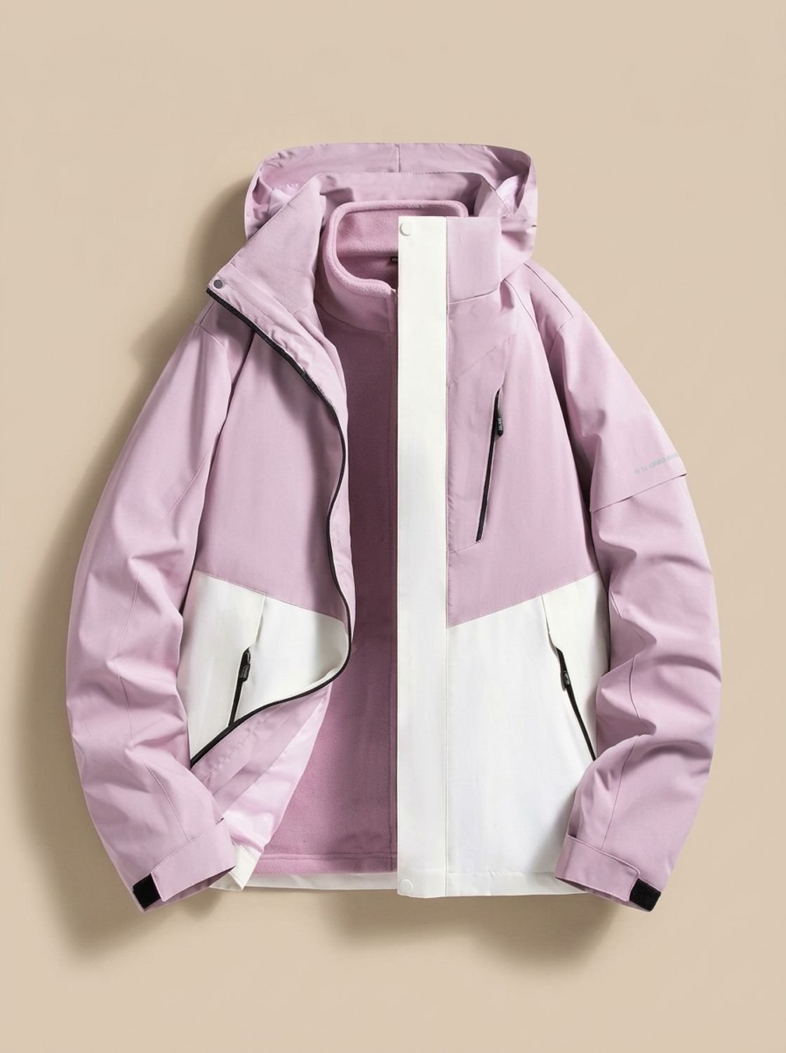 Women's Removable Hooded Winter Shell Jacket