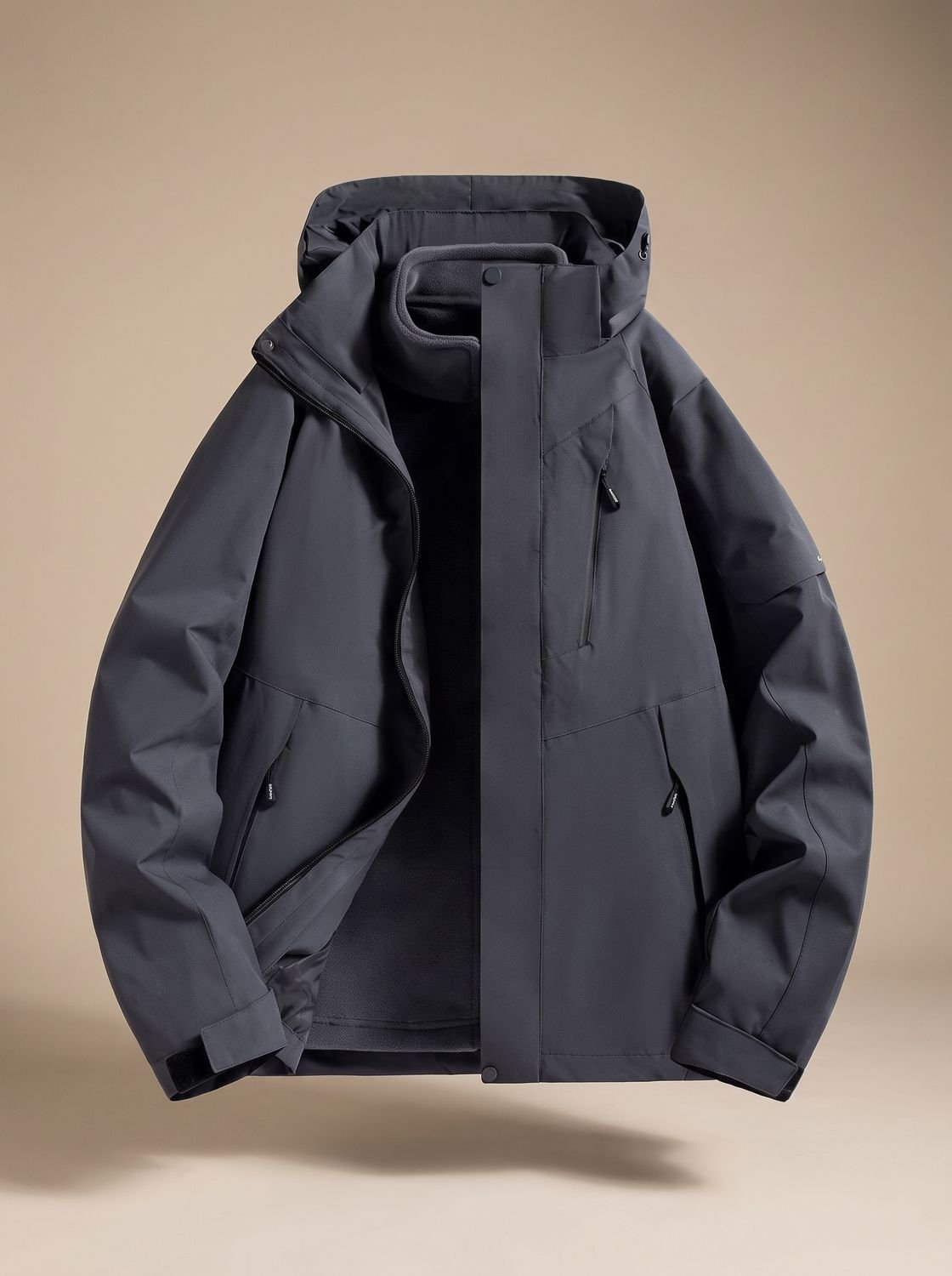 Women's Removable Hooded Winter Shell Jacket
