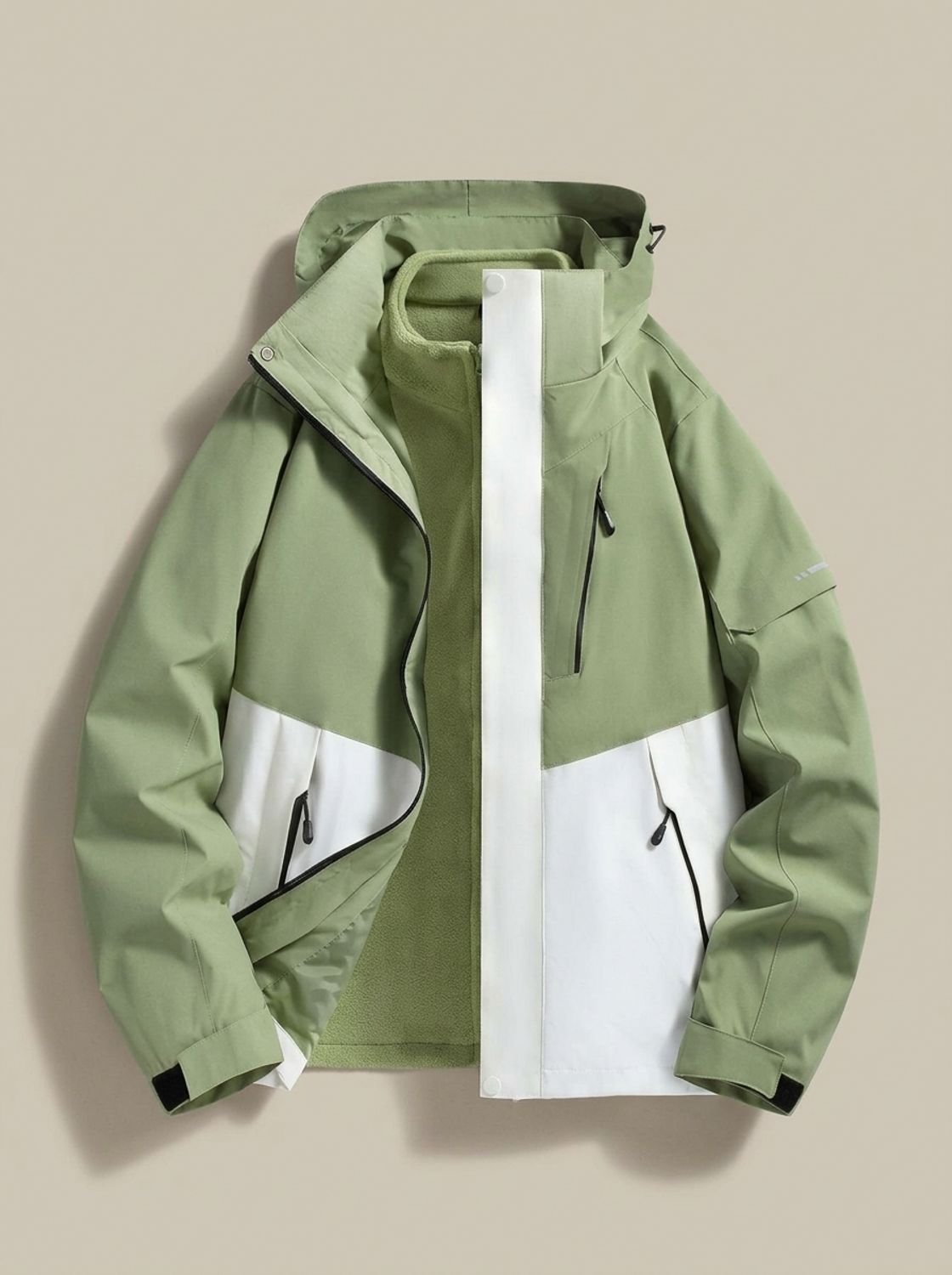 Women's Removable Hooded Winter Shell Jacket
