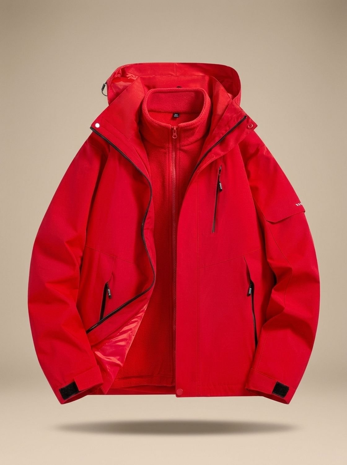Women's Removable Hooded Winter Shell Jacket