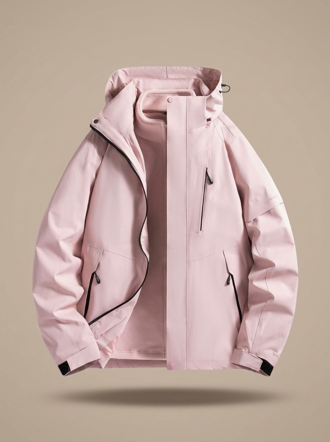 Women's Removable Hooded Winter Shell Jacket