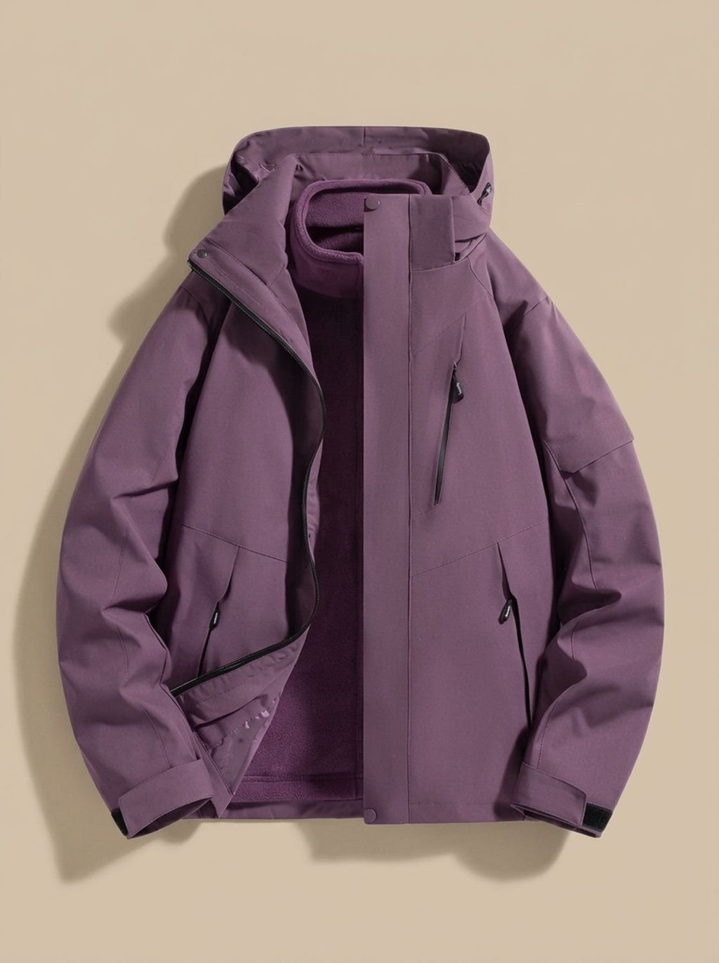 Women's Removable Hooded Winter Shell Jacket