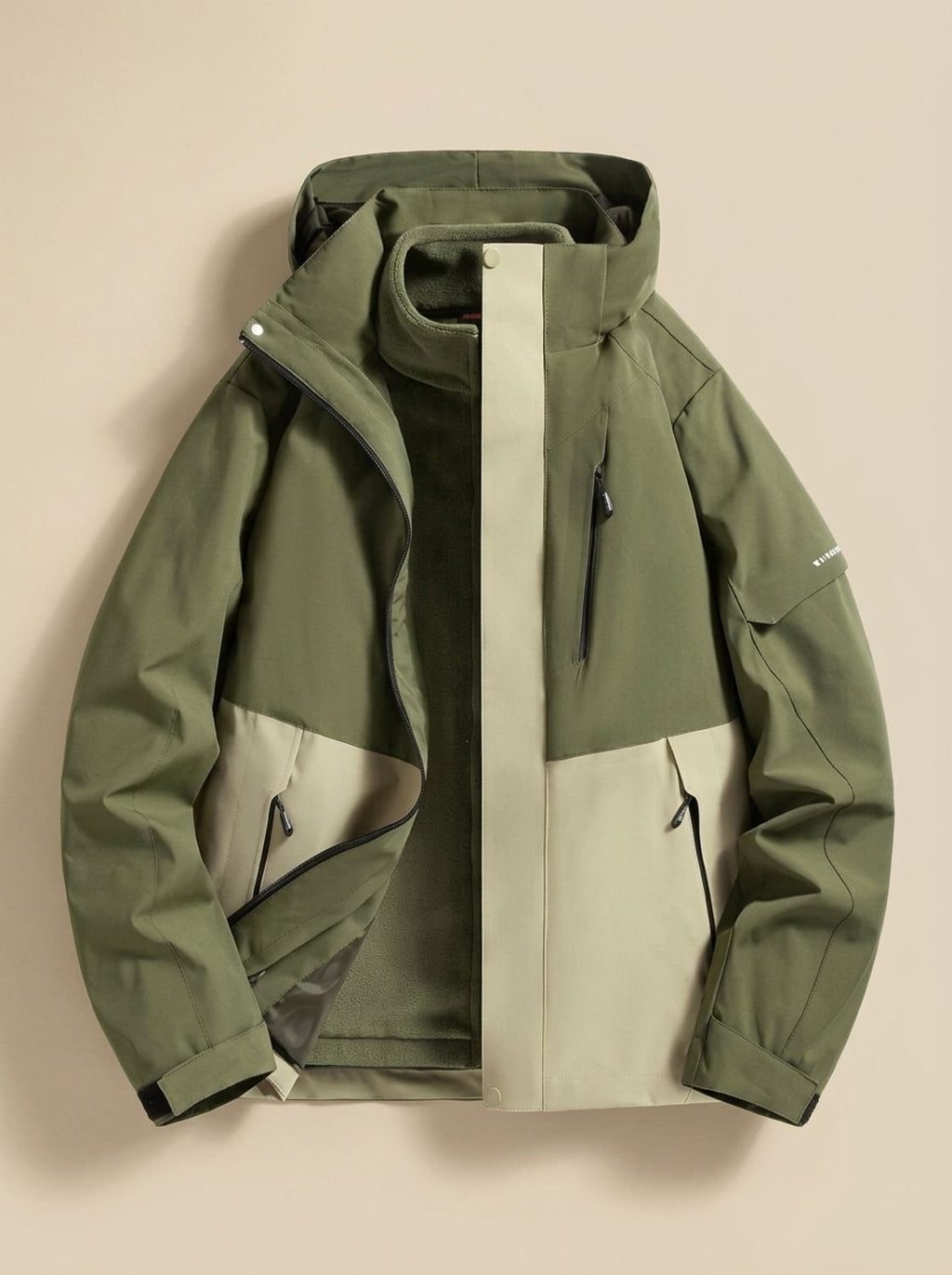 Women's Removable Hooded Winter Shell Jacket