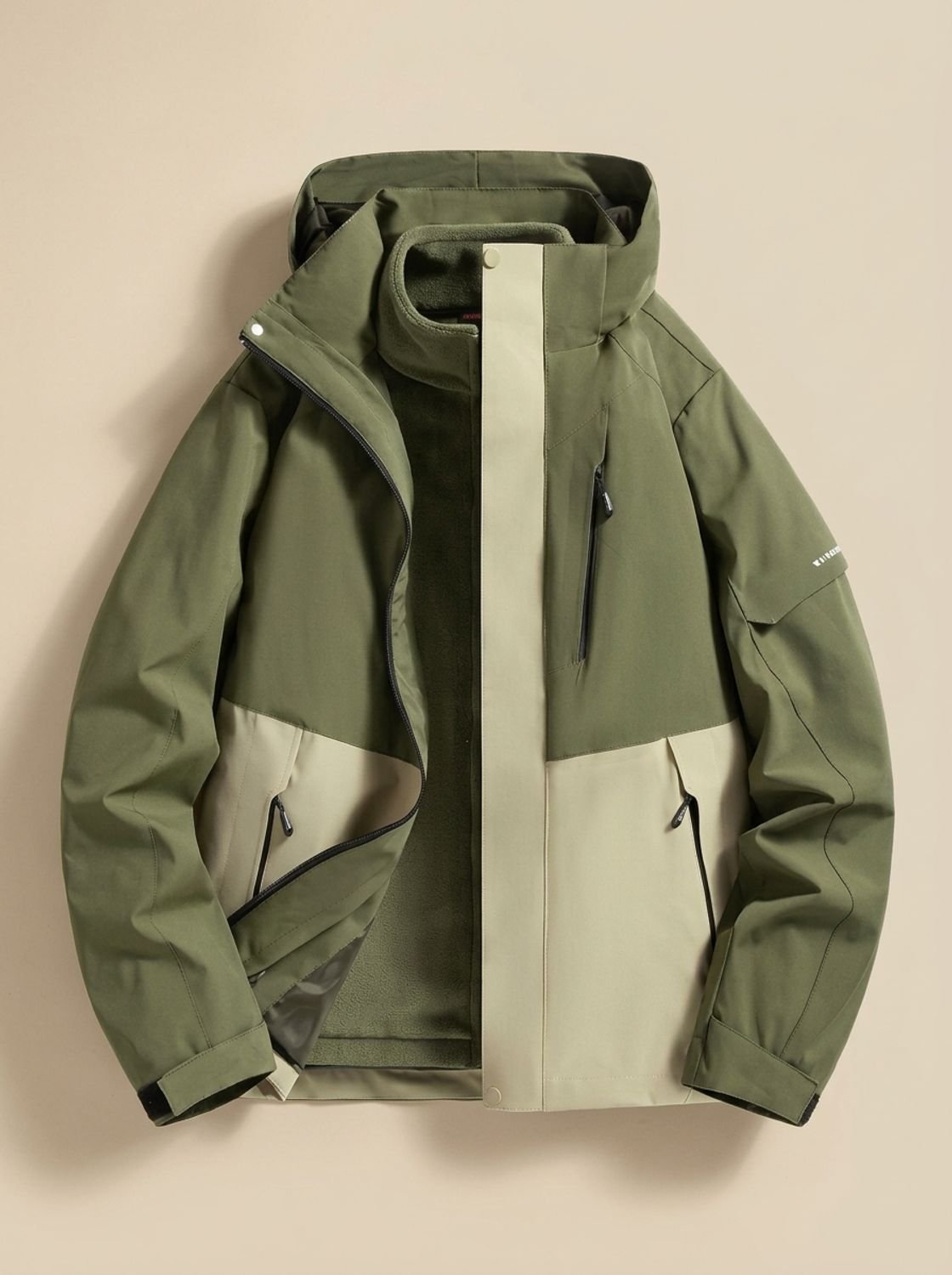 Women's Removable Hooded Winter Shell Jacket