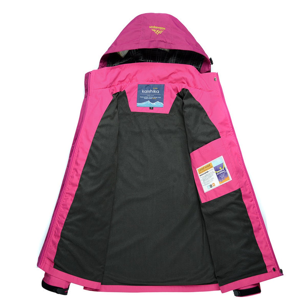 Women's Hooded Waterproof Lightweight Rain Jacket