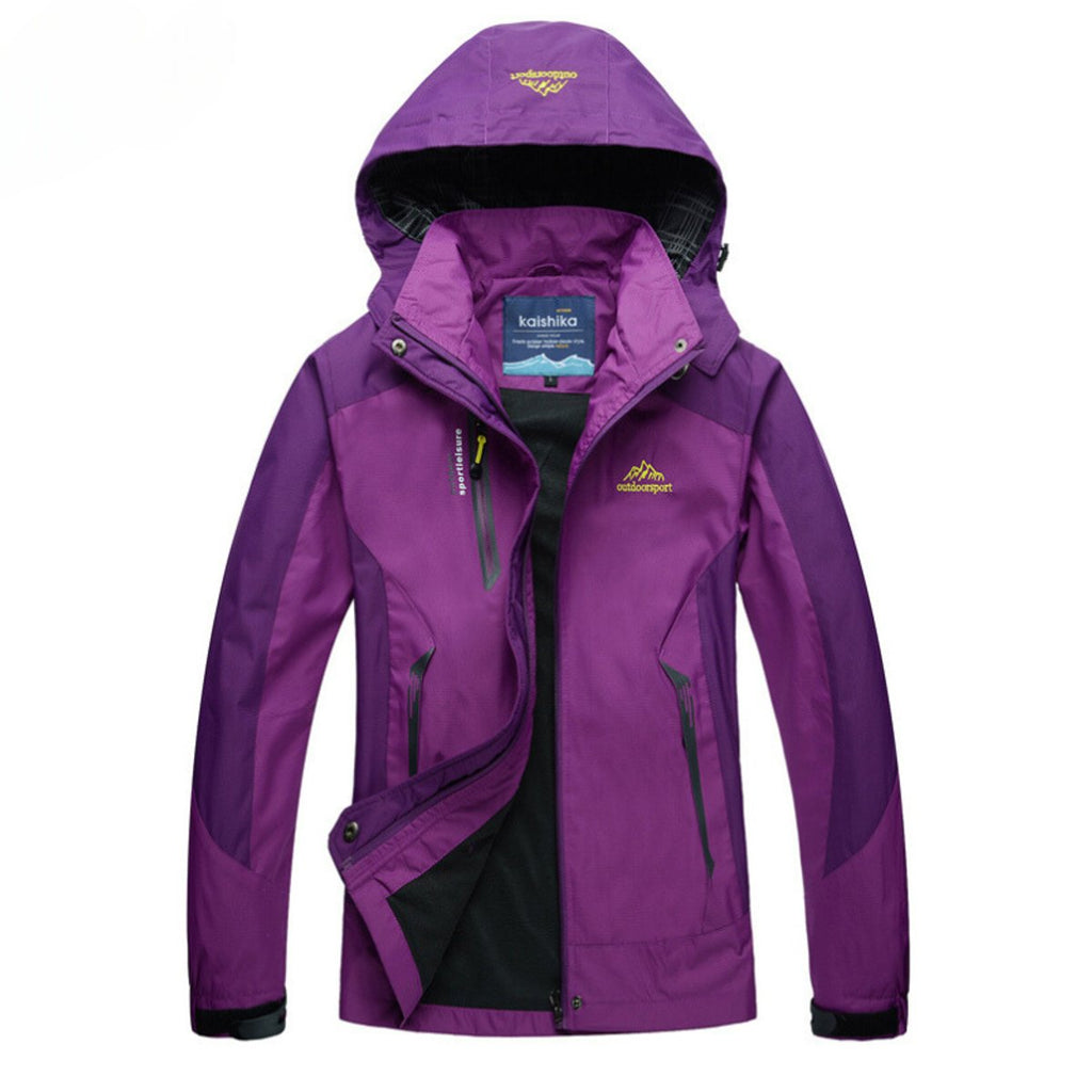 Women's Hooded Waterproof Lightweight Rain Jacket