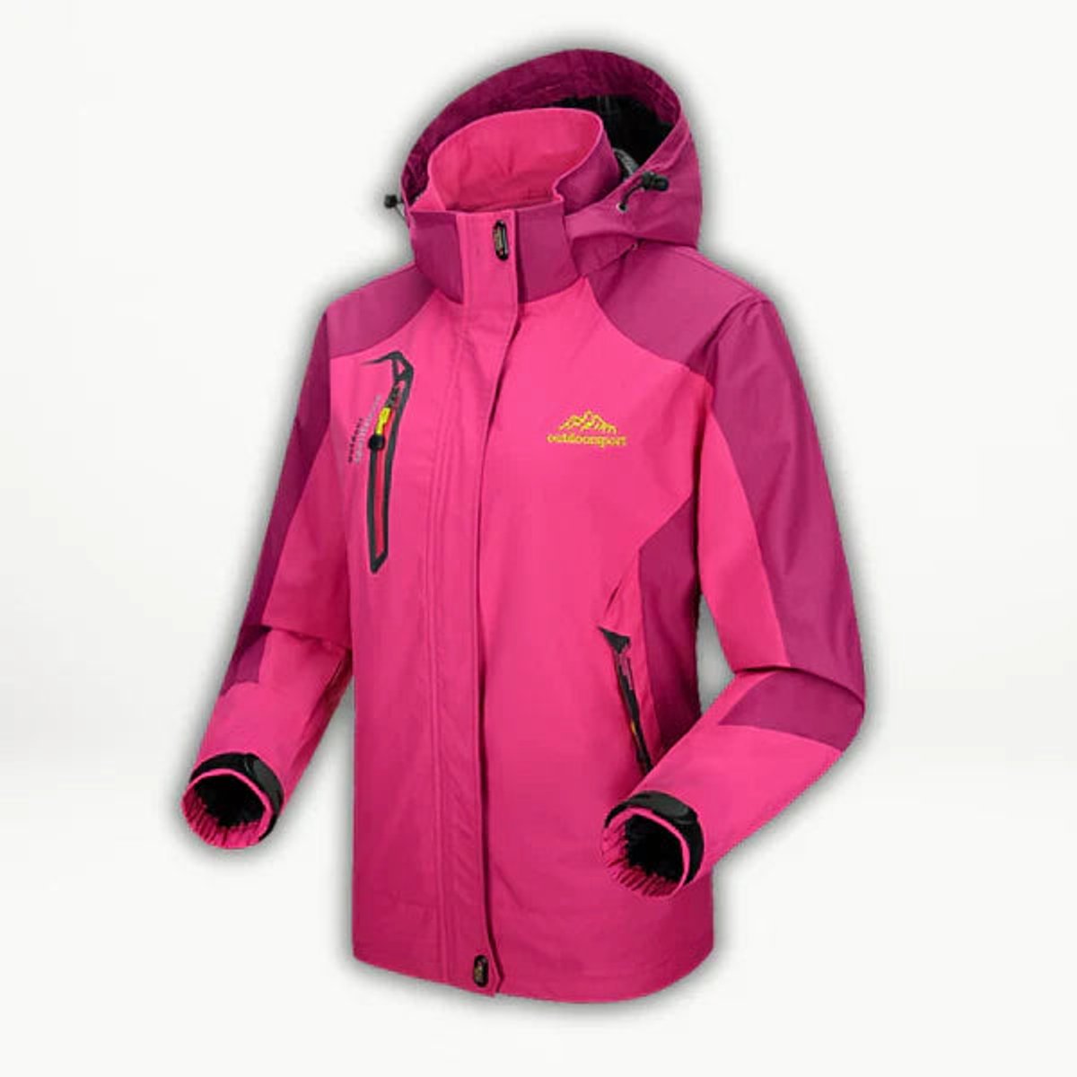 Women's Hooded Waterproof Lightweight Rain Jacket