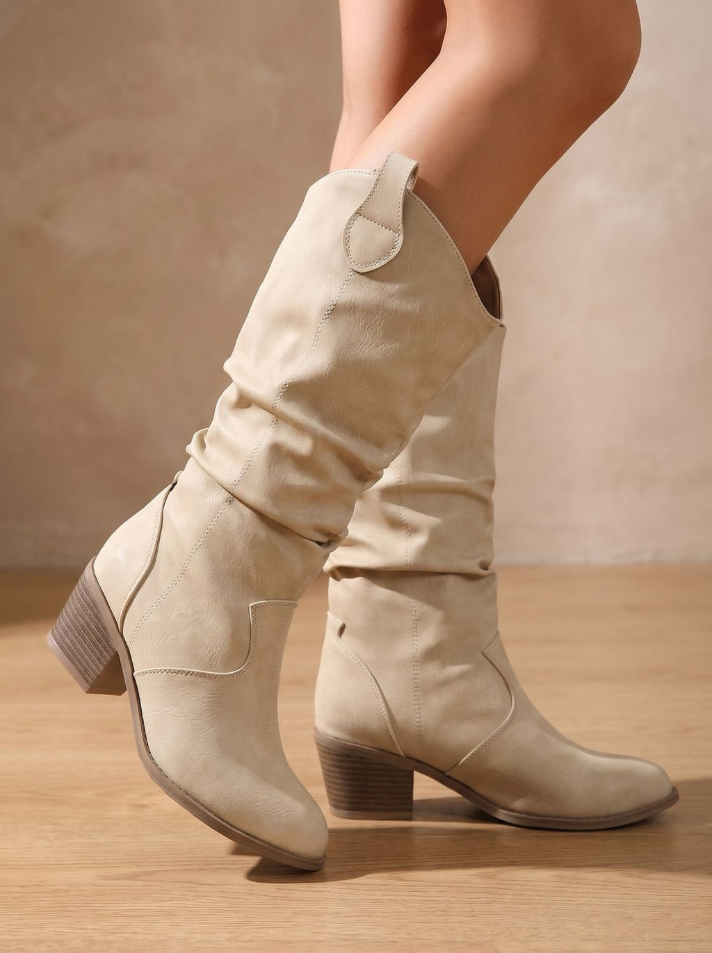 Women's Wide Calf Fit Cowgirl Tall Boots for Jeans