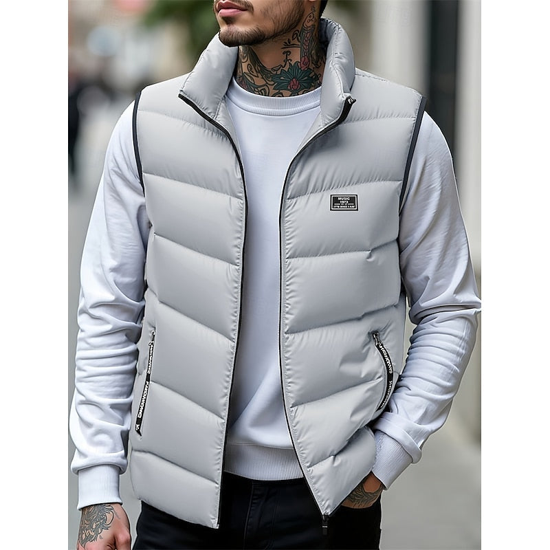 Men's Insulated Quilted Sleeveless Puffer Vest
